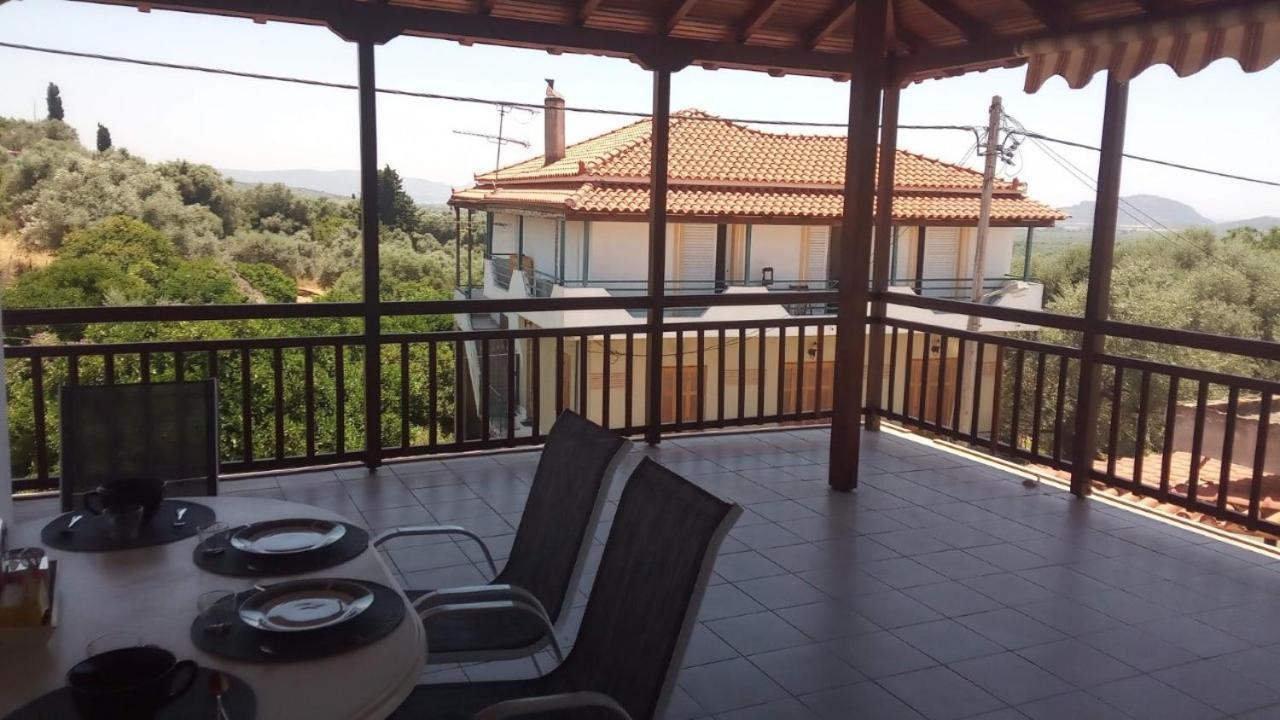 Balcony With View Villa Korifásion Exterior foto